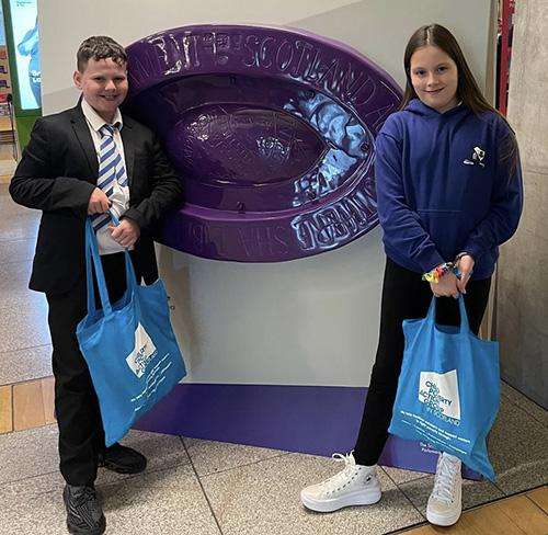 COSD Cathy and Leland at Scottish Parliament